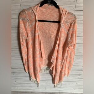Maurice’s Women's Peach Hooded Sweater